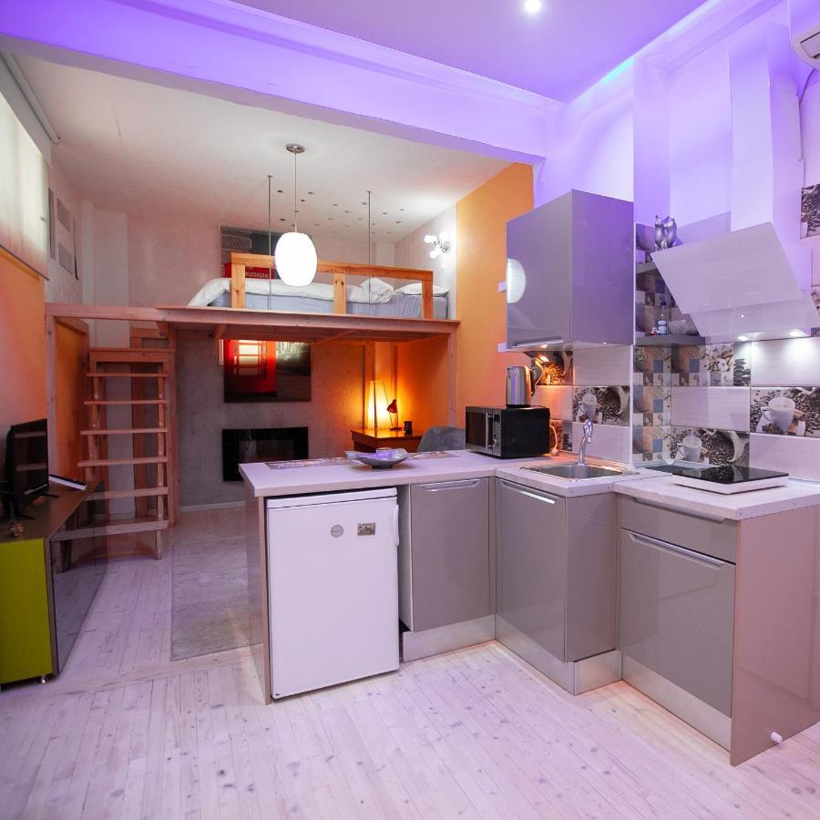 Апартаменты Orange And Blue Studio Downtown 5 Min From White Tower Салоники Экстерьер фото
